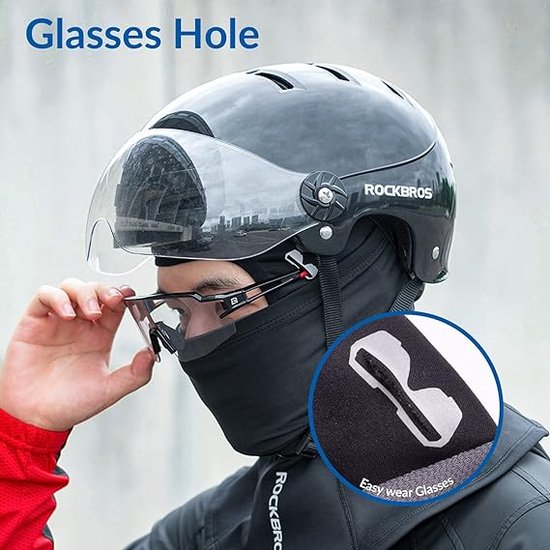 Cagoule Polaire Hiver Balaclava - Tour De Cou Coupe-vent, Protection Oreilles | Pour Moto, Ski, Running, Vélo Homme Femme - 2