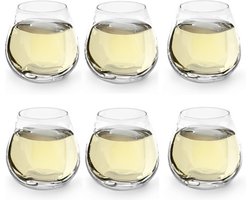 Royal Leerdam Wijnglazen - 6x - zonder voet - 470 ml - Ronda- glas - witte wijn - Wijn drinken - Wijnglazen van glas
