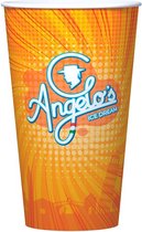 Angelos | Tasse de shake/crème glacée | Grand | 500ml | 50 pièces