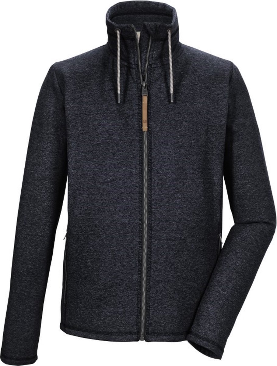 Killtec heren vest - gebreid heren vest fleece - dun - 41445 - navy - maat XXL