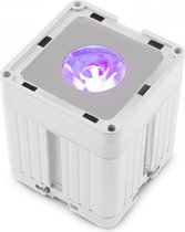 Beamz Professional KUBE20WH - IP65 - RGBWA-UV - Spot lumineux à batterie pour intérieur et extérieur - Wit