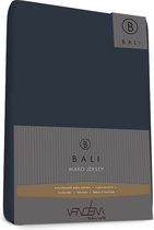 Bali - Van Dem - Mako Jersey - Topper Hoeslaken - 140 x 200 cm - marine