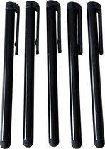 5 stuks stylus pennen universeel - Tablet & Telefoon Stift / Robuuste Touchpen / Touchstift / Touch - Zwart