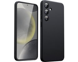 Hoesje geschikt voor Samsung Galaxy S24 5G hoesje Siliconen cover Zwart soft backcover