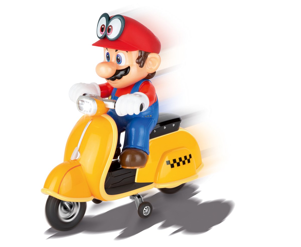 Carrera RC Super Mario Odyssey Scooter Mario 2 4GHz RC Model Kant en Klaar