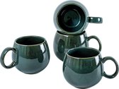 Koffiemok set/mok – Moderne keramische matte mok – Grote koffiemok