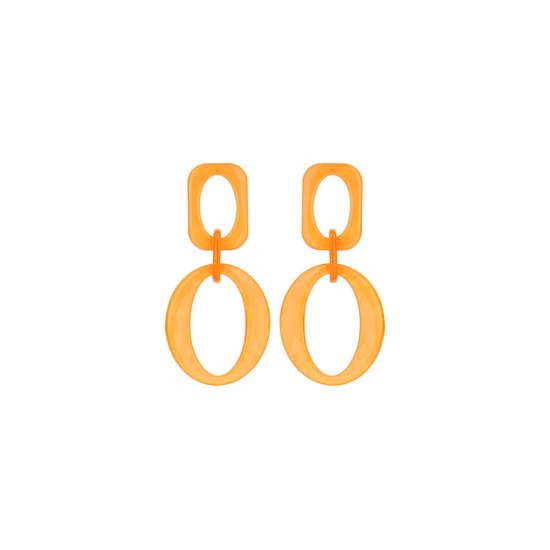 Les Cordes - KIOMA (OB) - Boucles d'oreilles - Oranje - Résine - Bijoux - Femme - Printemps/Été