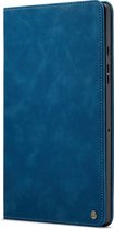 Samsung Galaxy Tab A9+ Bookcase hoesje - CaseMania - Effen Donkerblauw - Kunstleer
