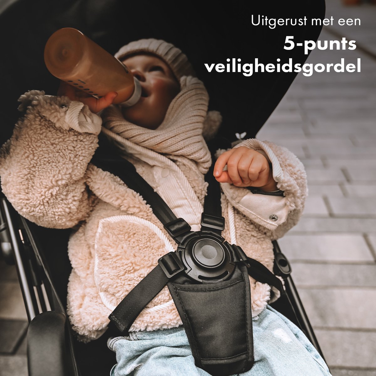 Deryan Easy Luxe Buggy - Lichtgewicht - Compact - Inklapbaar - Blauw – foto 6