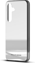 iDeal of Sweden Hoesje Geschikt voor Samsung Galaxy S24 Hoesje - iDeal of Sweden Mirror Case - zilver