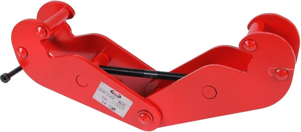 Balkklem voor takel - Capaciteit 1 Ton - Hijsklem - 75 tot 220mm - Torso
