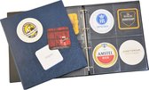 Hartberger Bierviltjes album - voor bier viltjes onderzetters - voor 40 viltjes - made in holland - verzamelalbum - munten - postzegel - speelkaarten - ansichtkaarten - kartonnen onderzettertjes onderlegger kuster