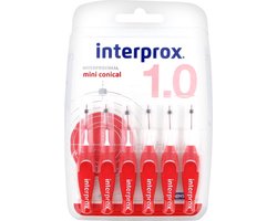Interprox Mini Conical - Rood - PHD 1,2 mm - 6 Ragers