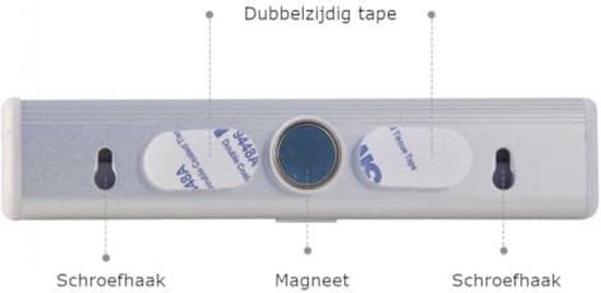 Lampe LED sans fil à piles avec détecteur de mouvement - 200Lm - 5000K