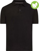 Poloshirt katoen/polyester Back to basics - Zwart