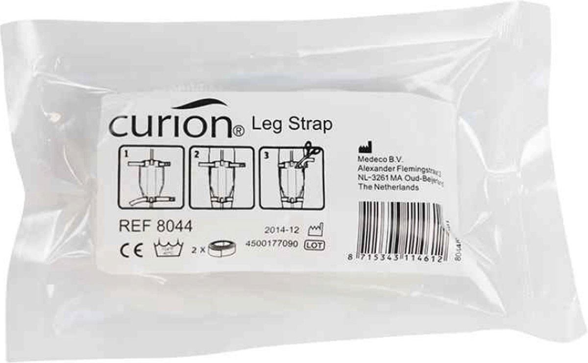 Goedkoopste Voordeelverpakking 3 X Curion beenbanden, klittenbandsluiting, 1 paar