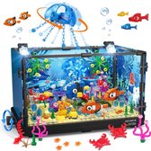 Aquarium - 648 stuks - Bouwstenen - Speelgoed - Bouwstenen Uit De Oceaanserie - Voor Kinderen - Voor volwassenen - Decoraties - Bouwstenen - Vissen