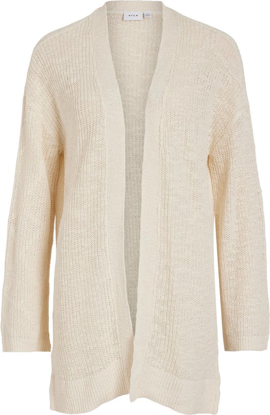 Vila Vest Vipoca L/s Open Knit Cardigan/r 14093100 Egret Dames Maat - XS