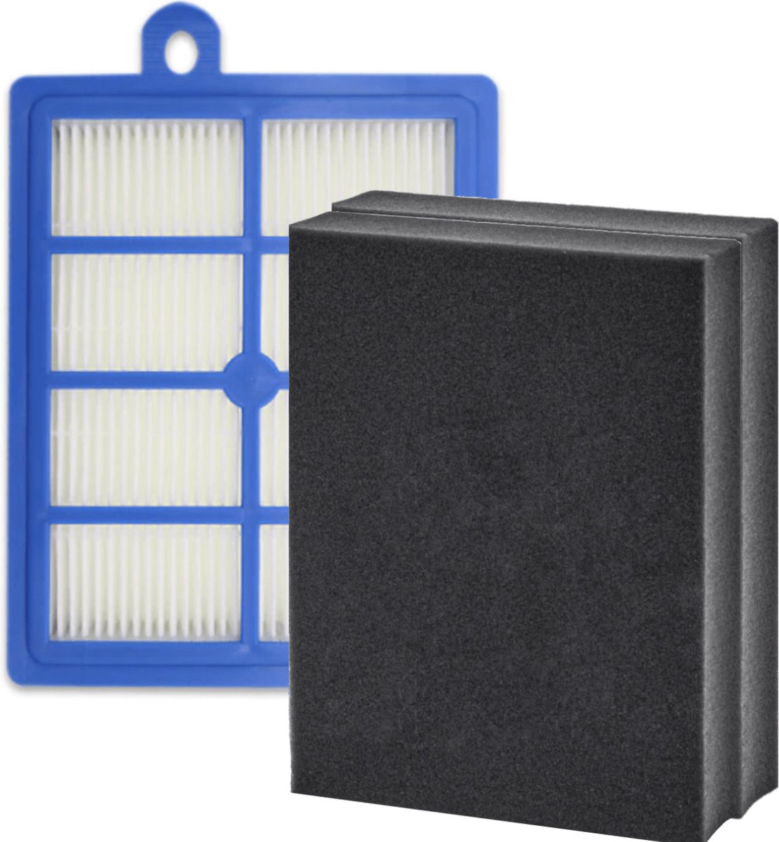 Filter set geschikt voor AEG LX7 en LX8 fijnstoffilter en Hygiëne HEPA Filter AUSK11 foamfilter stofzuigerfilter allergiefilter - 1184255014 7321423161707 FC8031/01