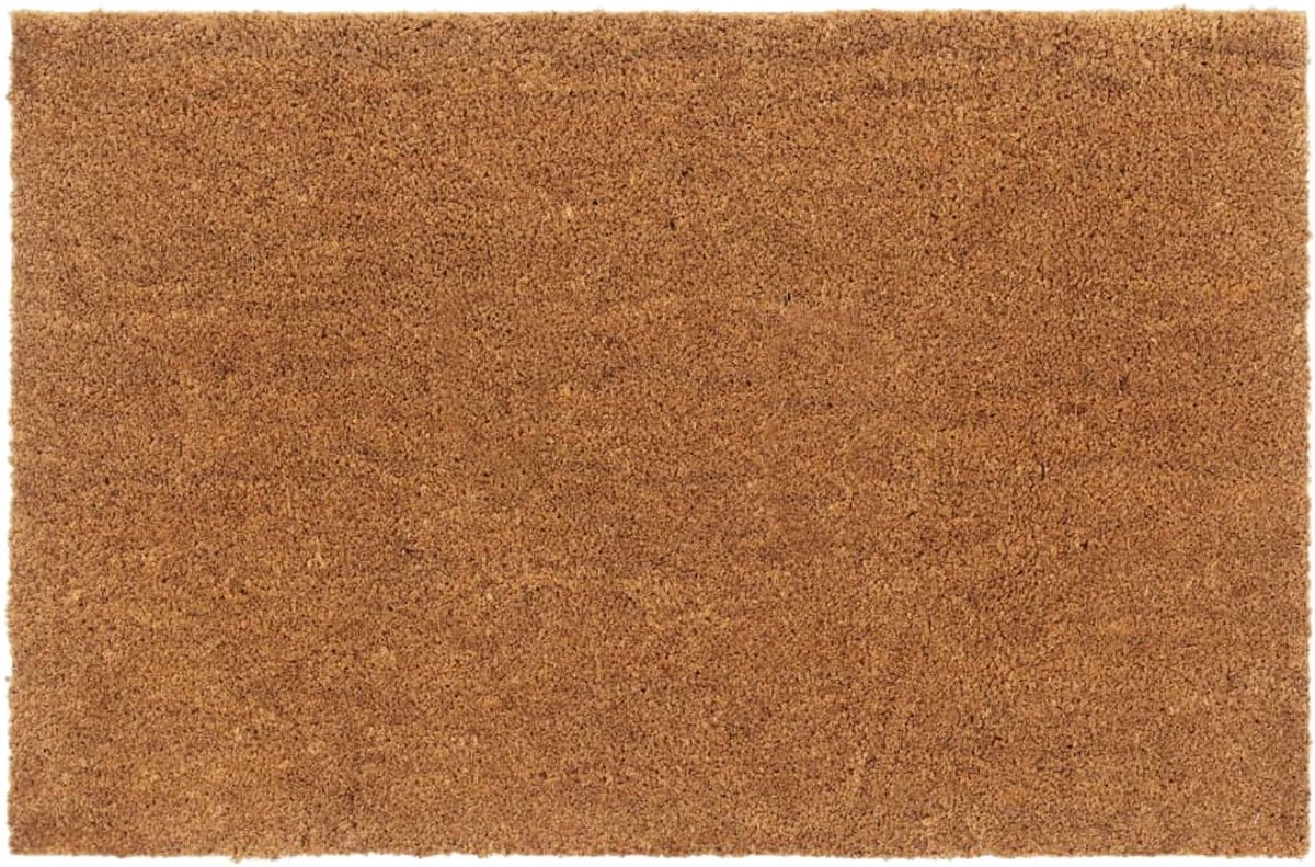 vidaXL - Deurmat - 65x100 - cm - getufte - kokosvezel - naturel