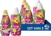Robijn Perfect Match Wasmiddel en Wasverzachter Pakket - Tropical - voor langdurige kleurbescherming - set van 5 (60 wasbeurten)