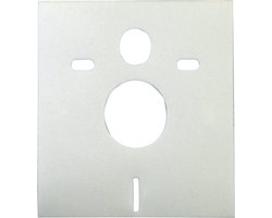 Plieger isolatiemat voor hangend toilet/bidet met steunbussen