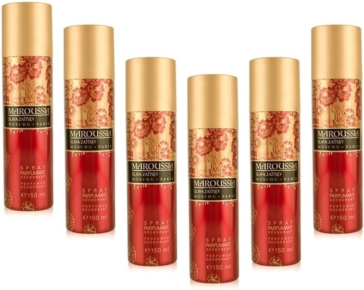 Goedkoopste Maroussia Deodorant Parfumed Spray - Voordeelverpakking - 6 x 150 ml.