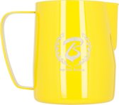 Barista Space - 600 ml Teflon Yellow Milk Jug (pitcher / opschuim kannetje)