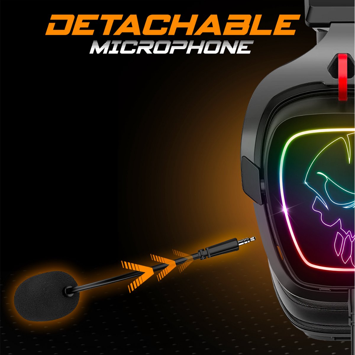 Casque Gaming - SPIRIT OF GAMER - PRO H8 - Filaire - RGB - Micro Rétractable
