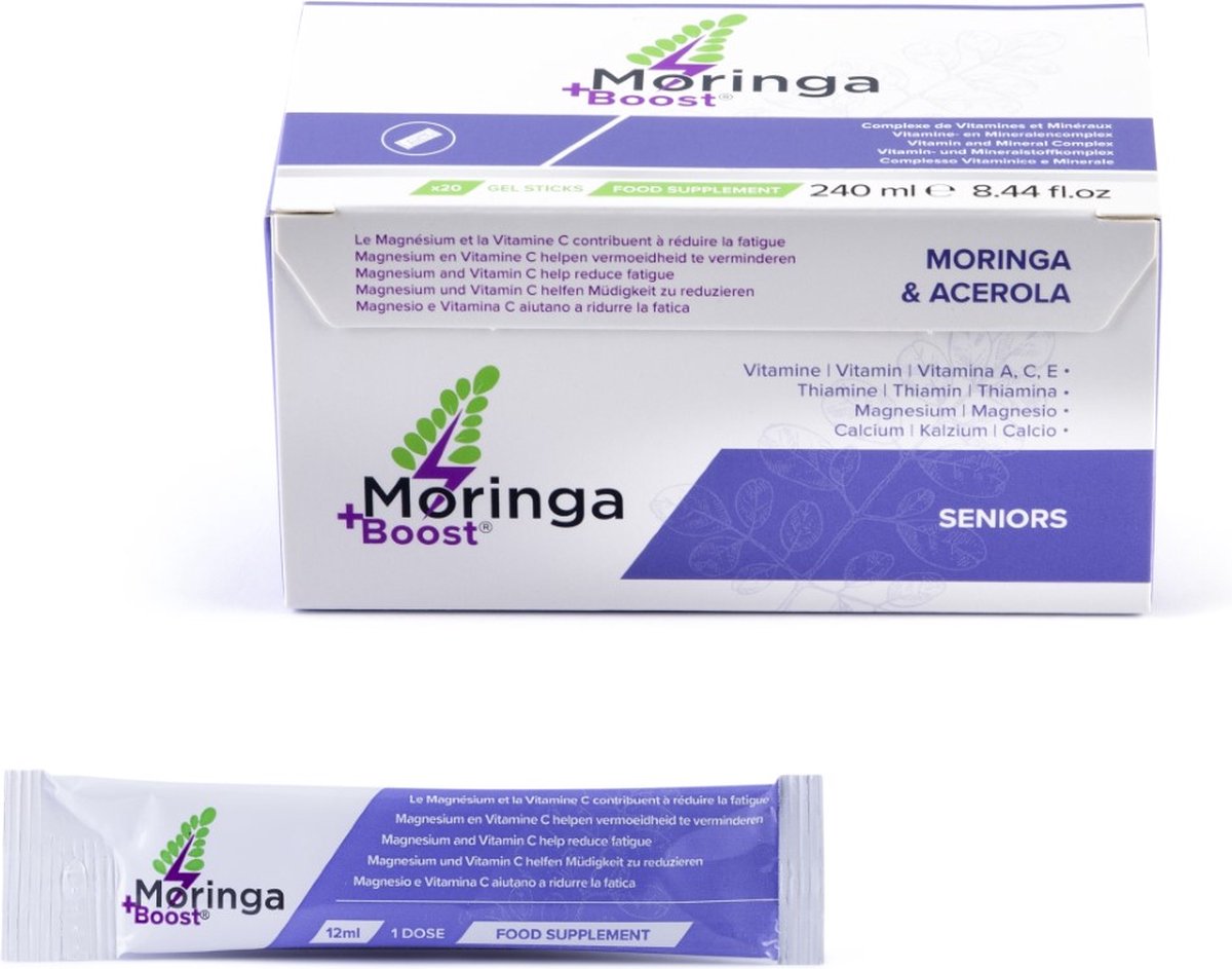 Goedkoopste Moringa Boost Seniors Gelstick