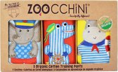 Zoocchini lot de 3 pantalons d'entraînement - 100% coton biologique - Maritime Mates - Garçons - 2-3 ans
