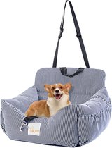 CALIYO Autostoel Hond – Hondenmand – 2 in 1 – Hondenmand - Autostoel Hond - 55 x 50 x 30 cm - Hondenkussen - Hond Autogordel - Geschikt voor honden/katten tot 35 cm
