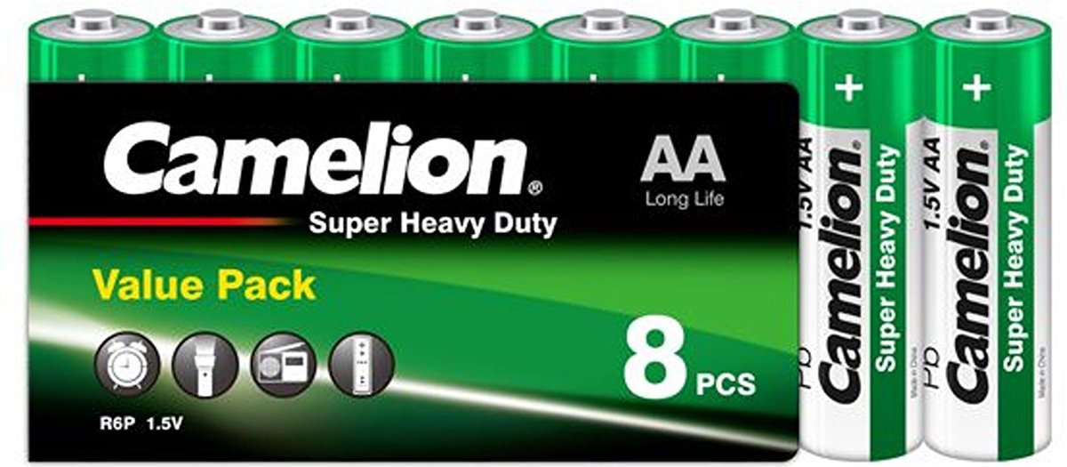Camelion R6P-BP8G Wegwerpbatterij AA Zinkchloride