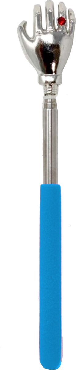 Goedkoopste Concorde Rugkrabber - uitschuifbaar - blauw - handje - massage krabber