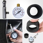 Bandenspanningsmeter,60 PSI Digitale Autobandenspanningsmeter,Digitale Manometer met Rubberen Beschermer,Lage Drukmeter voor de Auto,Fiets en Motorfiets