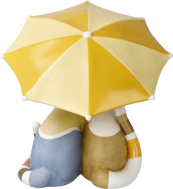 Goebel - Rosina Wachtmeister | Statue / figurine décorative Amici sotto l'ombrello | Porcelaine - 12cm - 2024