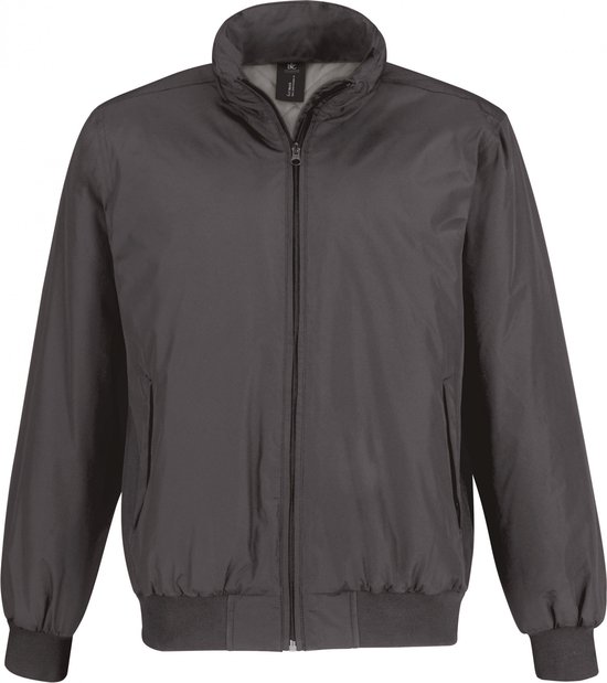 Jas Heren 3XL B&C Lange mouw Dark Grey 100% Polyester