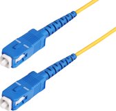 StarTech.com 30m SC naar SC (UPC) OS2 Single Mode Simplex Glasvezel Kabel, 9/125µm, Laser Optimized, 40G/100G, Flexibel Buigen, Low Insertion Loss, LSZH Fiber Patchkabel