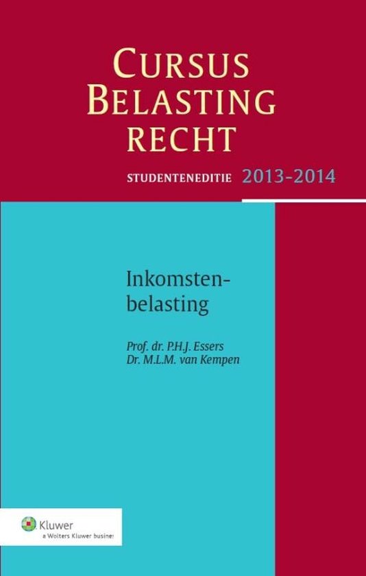 Inkomstenbelasting Studenteneditie 2013-2014 - cover