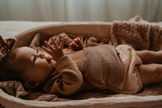 KipKep Woller Warmtekussen - Coffee - pittenzak - bij buikkrampjes - kruik - onrust - huilbaby - bruin — afbeelding 5