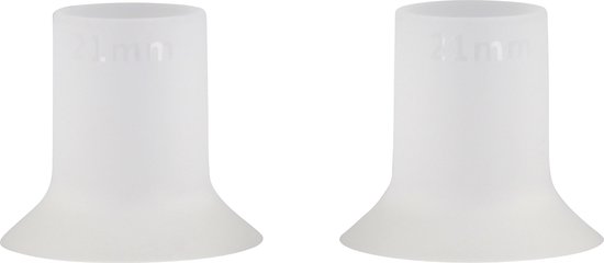 Youha® Borstschildverkleiners - Borstschilden - Verkleiners - Borstkolf accessories - BPA vrij - elektrische draadloze borstkolven - Silicone borstschilden - Set van 2 stuks - Maat 21 mm