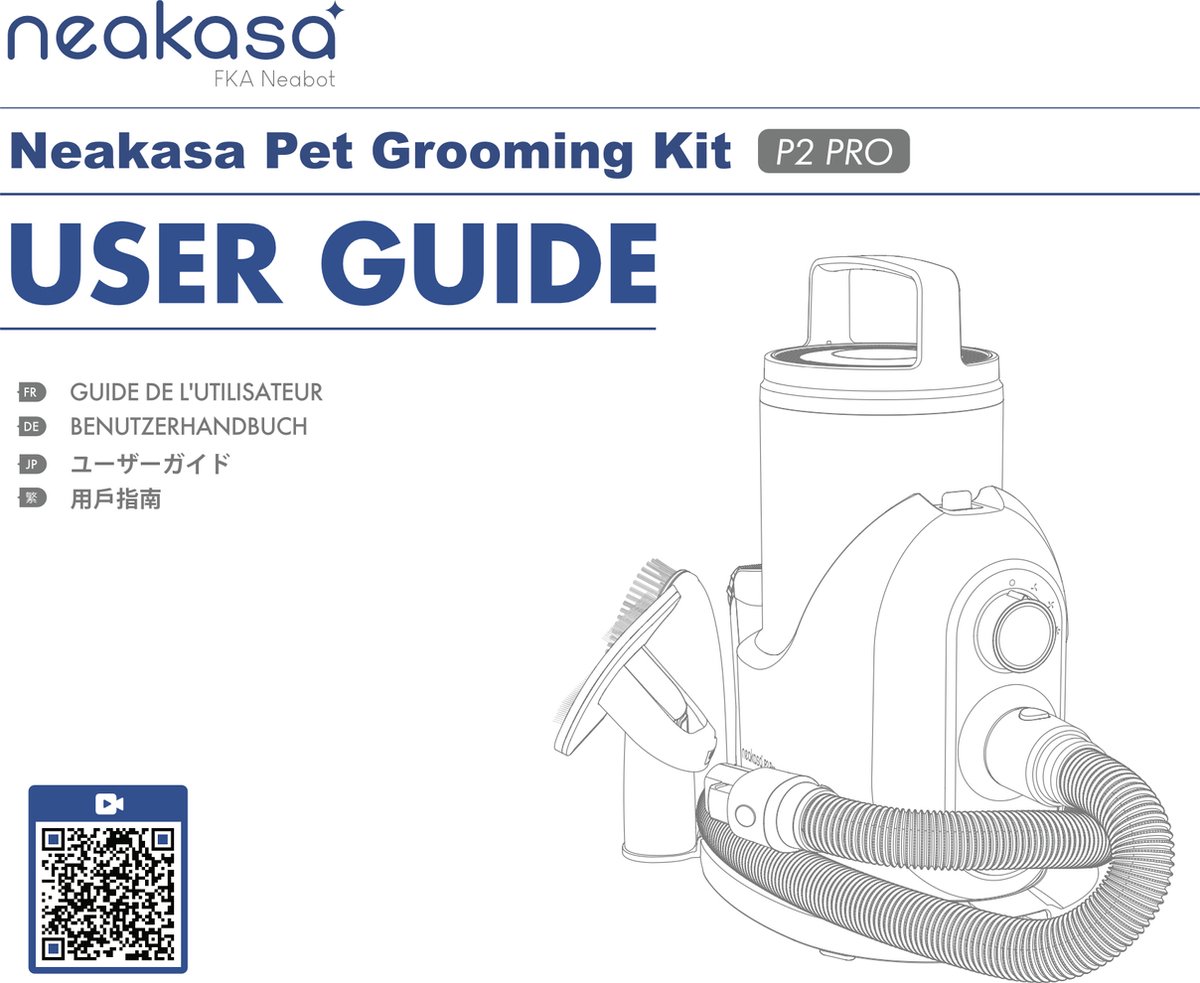 Neakasa Professionele 5-in-1 Hondentondeuse Dikke Vacht - Dierentondeuse - Honden & Katten Trimset - Haarverwijderaar - Zuigen & Trimmen Tegelijk - Complete Set thumbnail 3