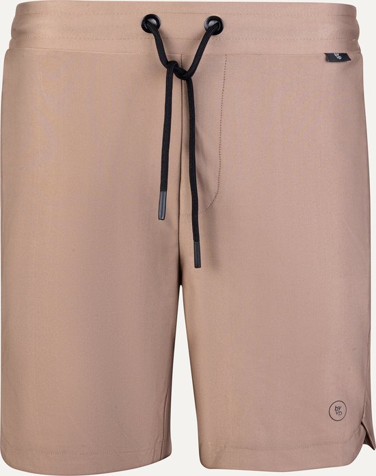 BY VP Padel Short - Heren - Taupe/Wit - Maat XL
