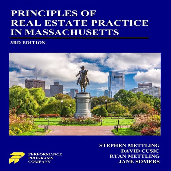 Principles of Real Estate Practice in Massachusetts - cover