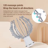 Masseur de tête électrique sans fil à 12 griffes, pour Massage de la tête, Vibration, soulage la Fatigue du cuir chevelu, Détente, soins de santé