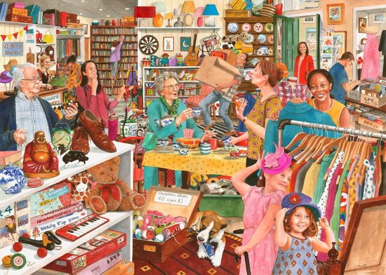 Casse-tête des bonnes affaires caritatives 1000 pièces