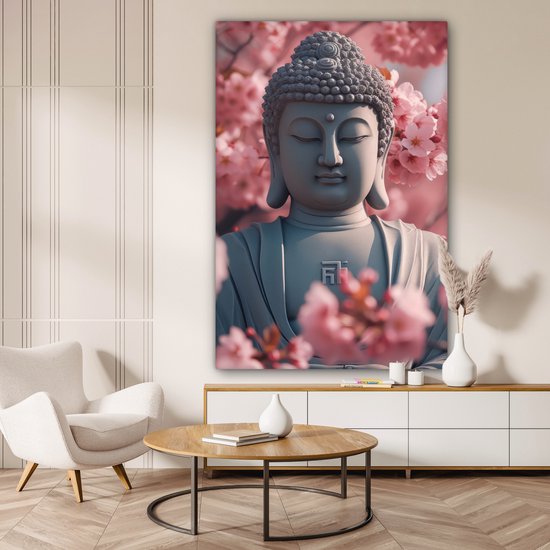 murando Schilderij op vlies canvas Boeddha 200x100 cm XXL Print Wandschilderij 5 delen Foto Grafiek Fotografie Wanddecor - abstract Feng Shui Zen Spa 020113-289