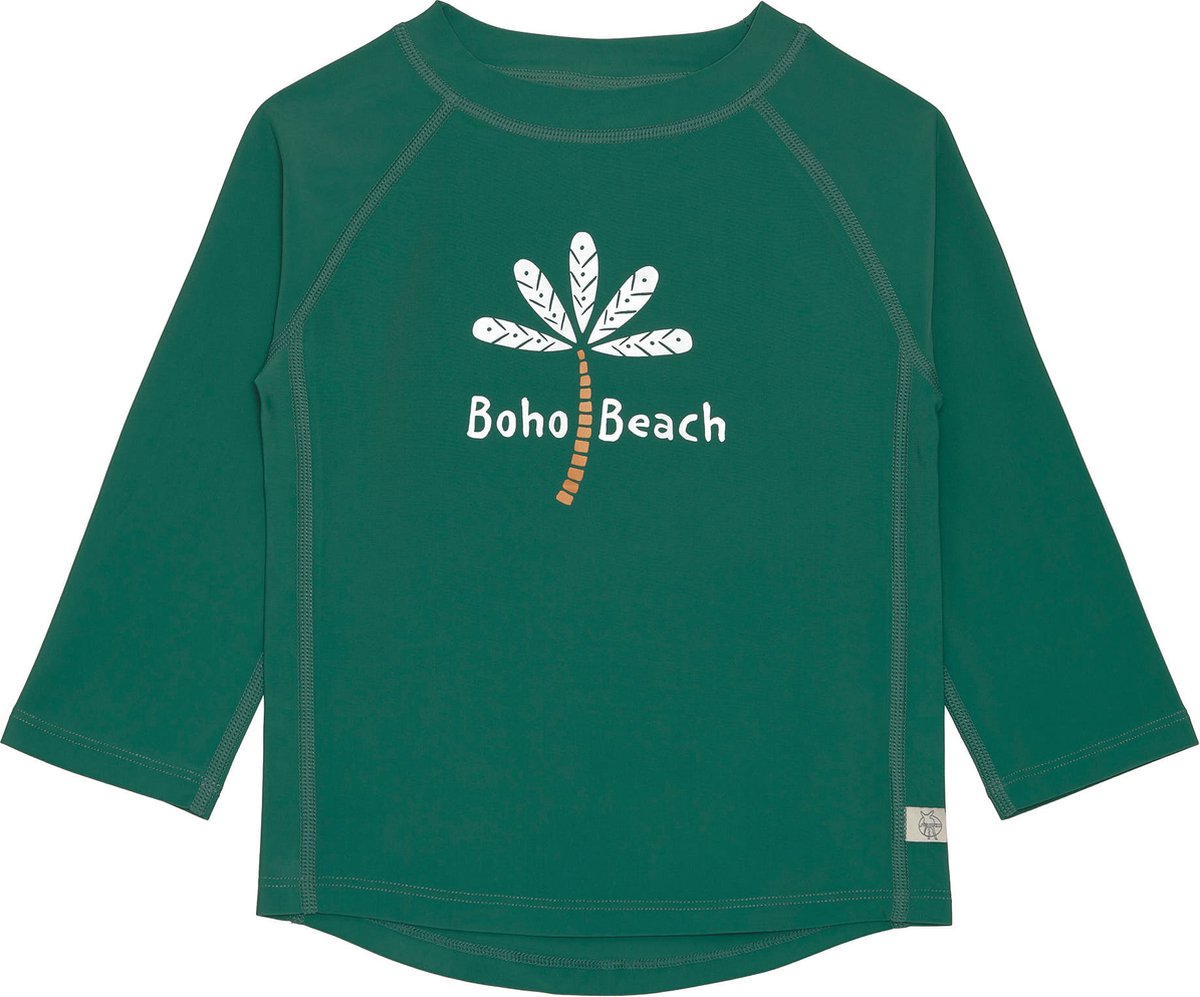 Lässig Splash & Fun Zwemshirt Rashguard Lange Mouw Palms green, 07-12 maanden Maat 74/80