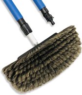 Brosse de lavage Maus pour voitures / camions XL premium avec poignée télescopique de débit d'eau 2 x 90 cm.