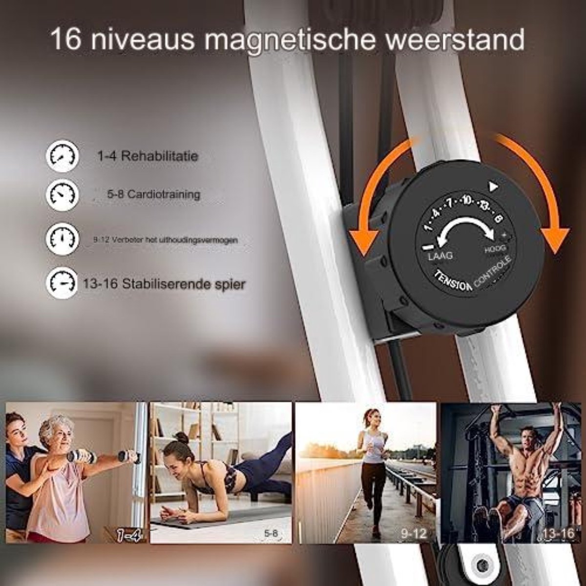 Hometrainer Fiets - Hometrainer Fitness - afbeelding 2